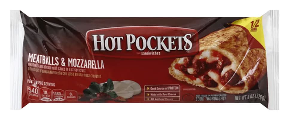 Hot Pockets Meatballs and Mozzarella