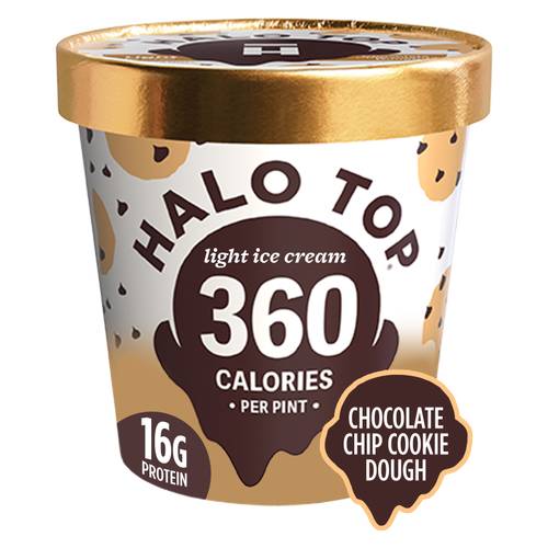 Halo Top Chocolate Chip Cookie Dough 16oz