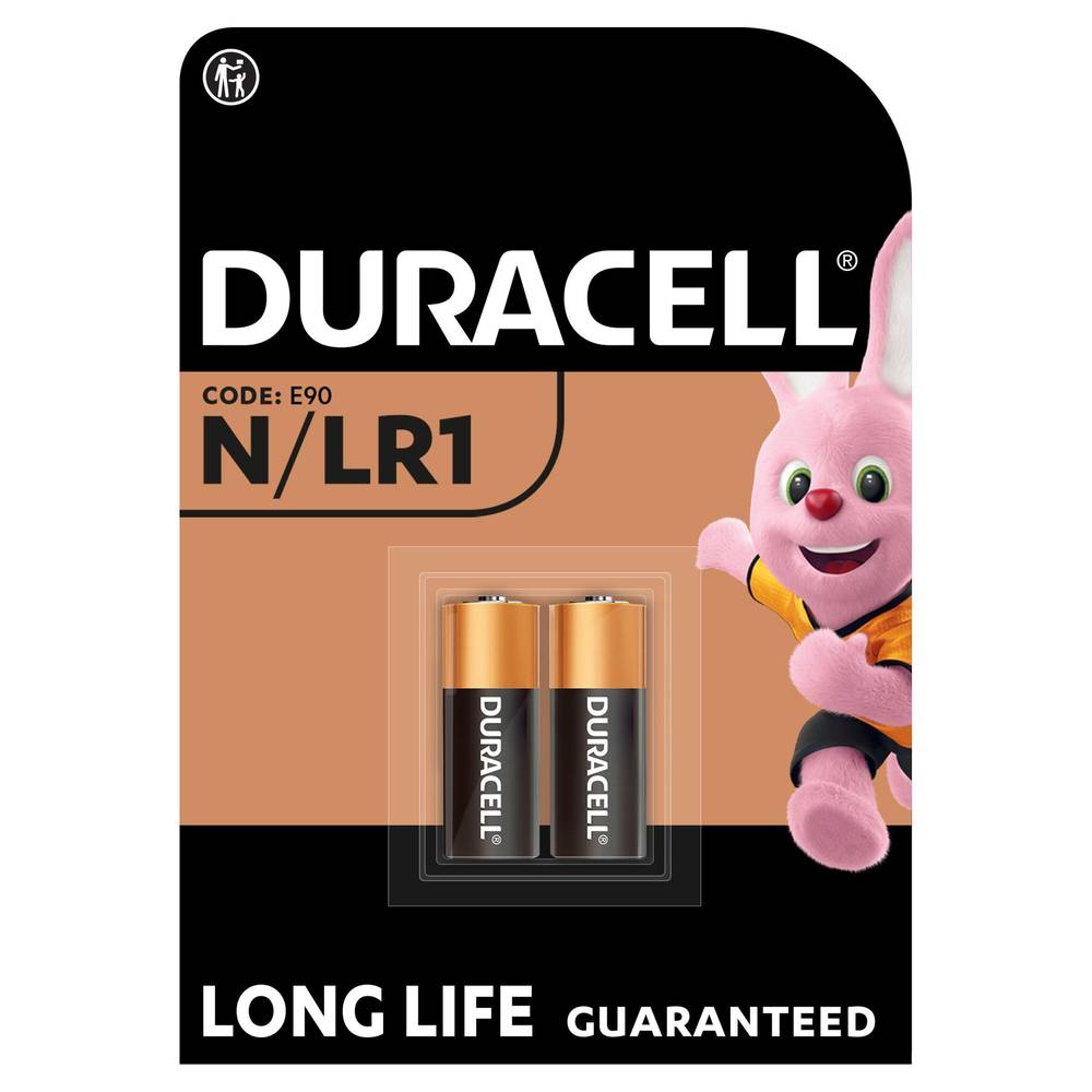 Duracell Specialty N Alkaline Battery 1, 5V (E90 / LR1), pack of 2