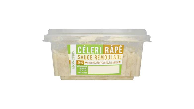 Monoprix Céleri râpé sauce rémoulade La barquette de 300g