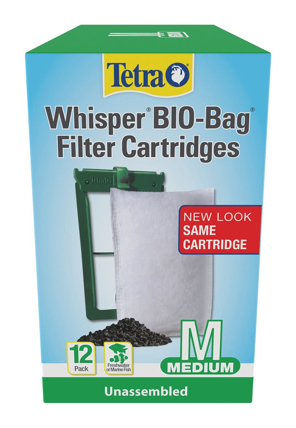 Tetra® Whisper Bio Bag 20-60 Filter Cartridges - Biological Aquarium Filter Media (Color: Assorted)