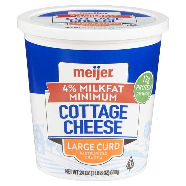 Meijer Large Curd Cottage Cheese (24 oz)