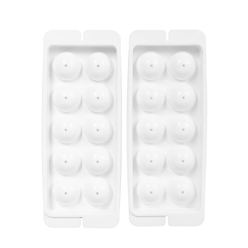 Miniso moldes para hielo blancos (set 2 piezas)