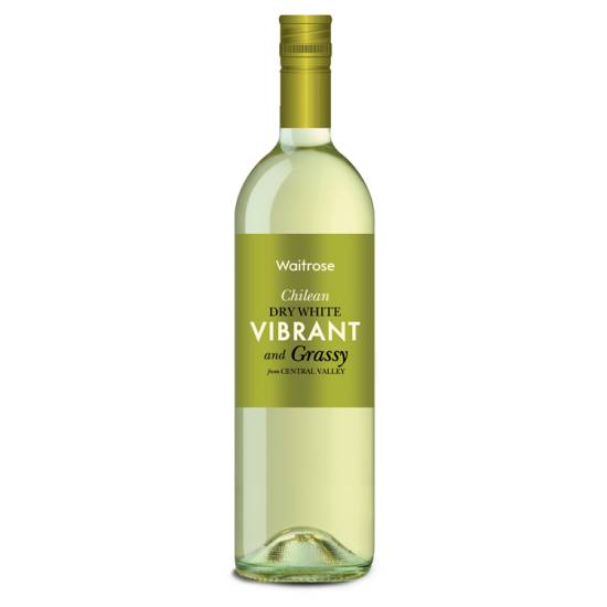 Waitrose & Partners Vibrant and Grassy Chilean Dry White Wine (750 ml)
