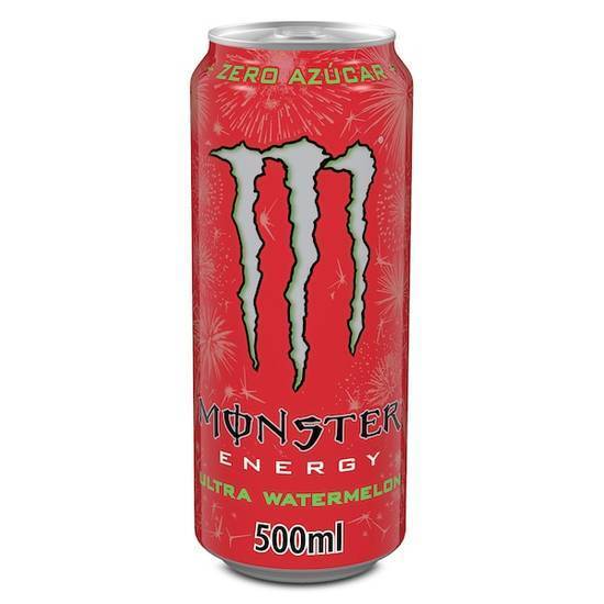 Bebida energética ultra watermelon Monster lata 500 ml