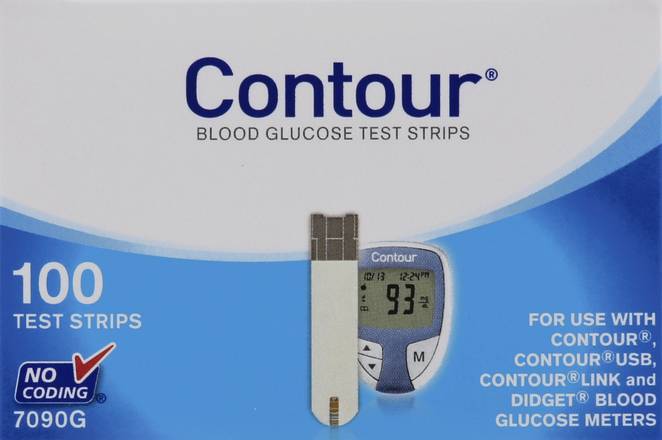 Contour Blood Glucose Test Strips (100 ct)