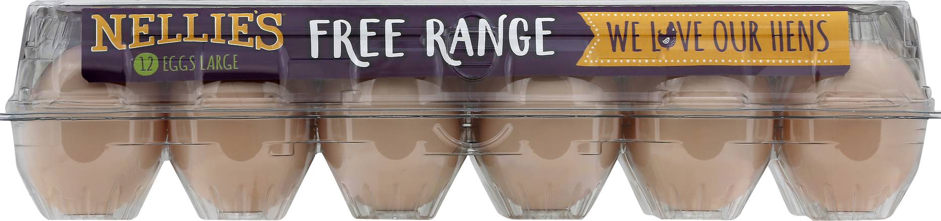 Nellie's Grade a Large Brown Free Range Eggs (12 ct)