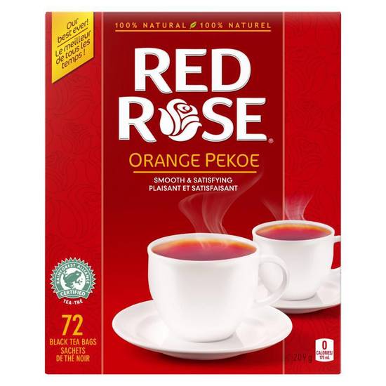 Red Rose Orange Pekoe Tea Sachets (72 ct)