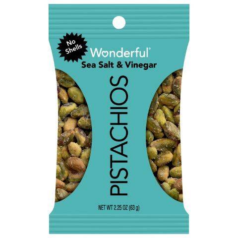Wonderful Pistachios No Shells Sea Salt & Vinegar Pistachios 2.25 oz