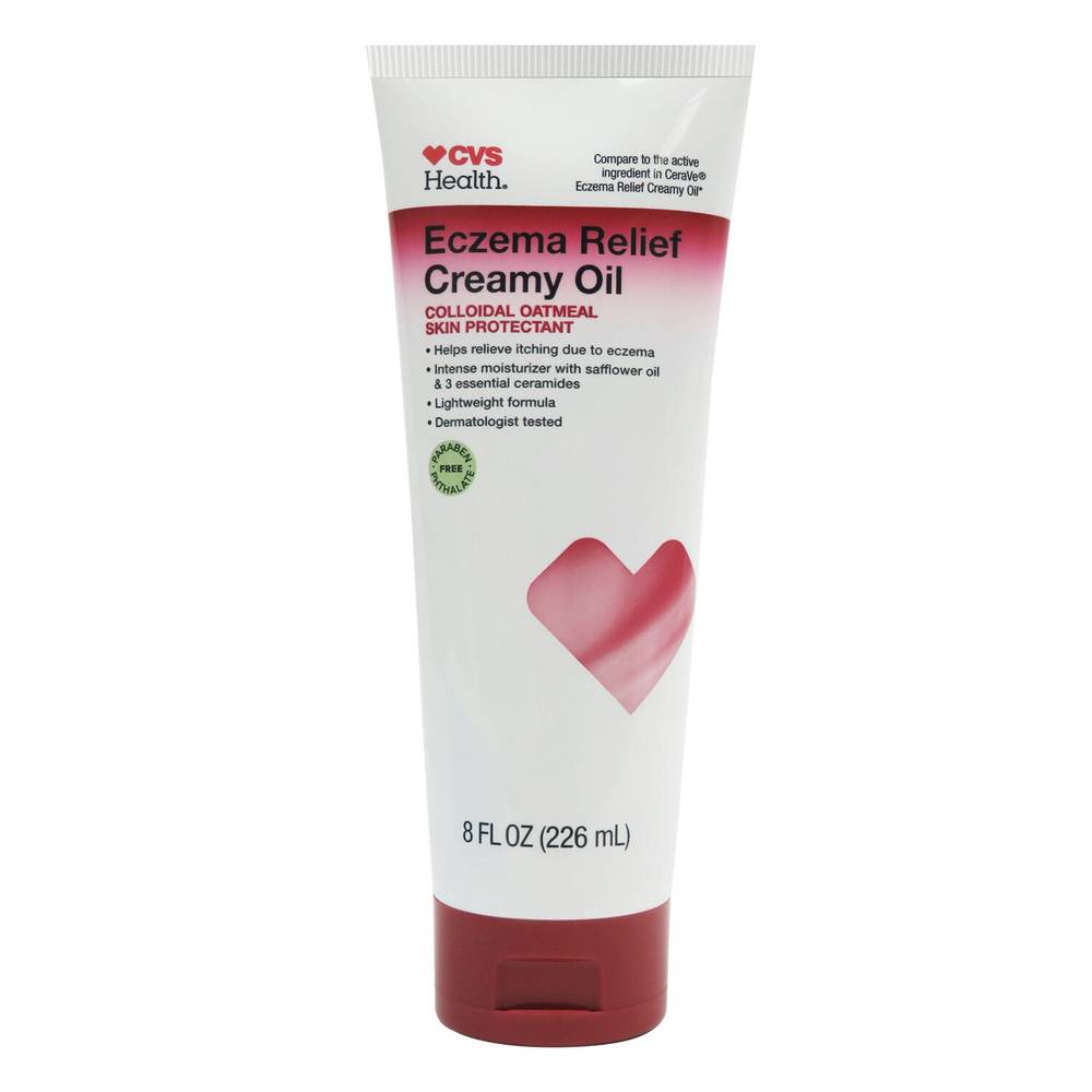 CVS Health Eczema Relief Creamy Oil Skin Protectant (8 fl oz)