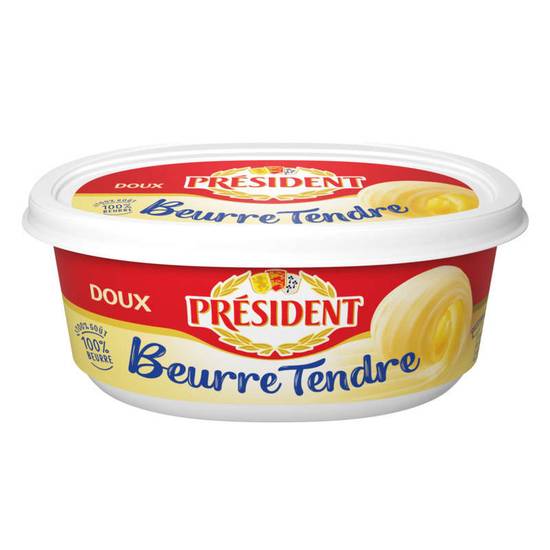 Beurre Tendre - Doux - 82% Mat.Gr - Beurrier