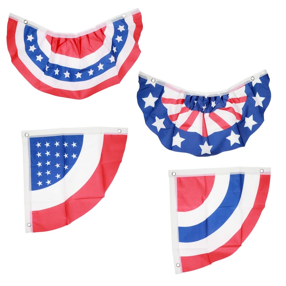 Patriotic Polyester Bunting Flags