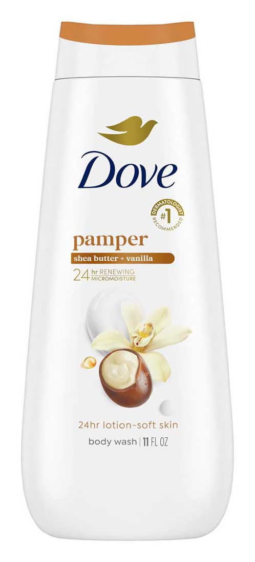 Dove Pampering Body Wash, Shea Butter-Vanilla (11 fl oz)