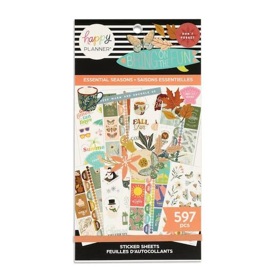 The Classic Happy Planner Essential Seasons Value Pack Stickers