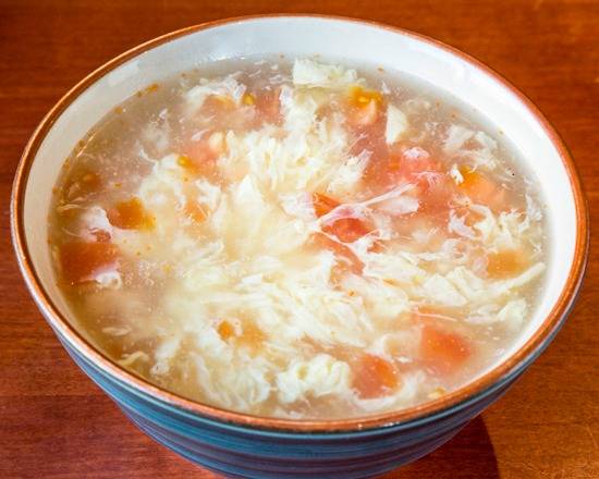 Tomato Egg Flower Soup