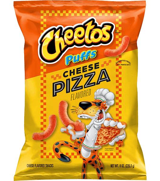 Cheetos Puffs Cheese Pizza Flavored Snacks 8oz
