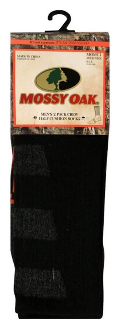 Mossy Oak Men'S Crew Socks 2 Pairs