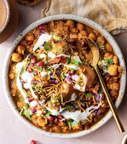 Samosa Chole Chaat