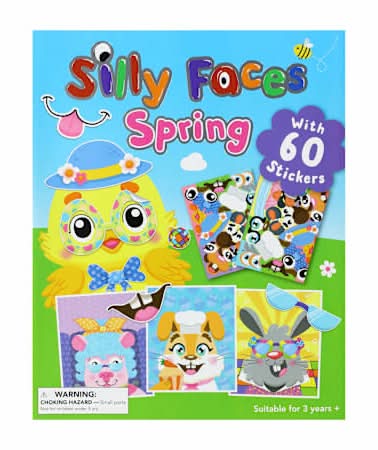 Silly Faces Spring Sticker Book