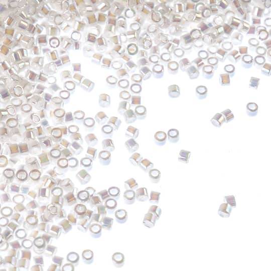 Miyuki Delica Glass Round Seed Beads, 11/0