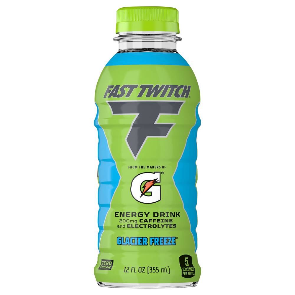 Gatorade Fast Twitch Energy Drink, Glacier Freeze (12 fl oz)