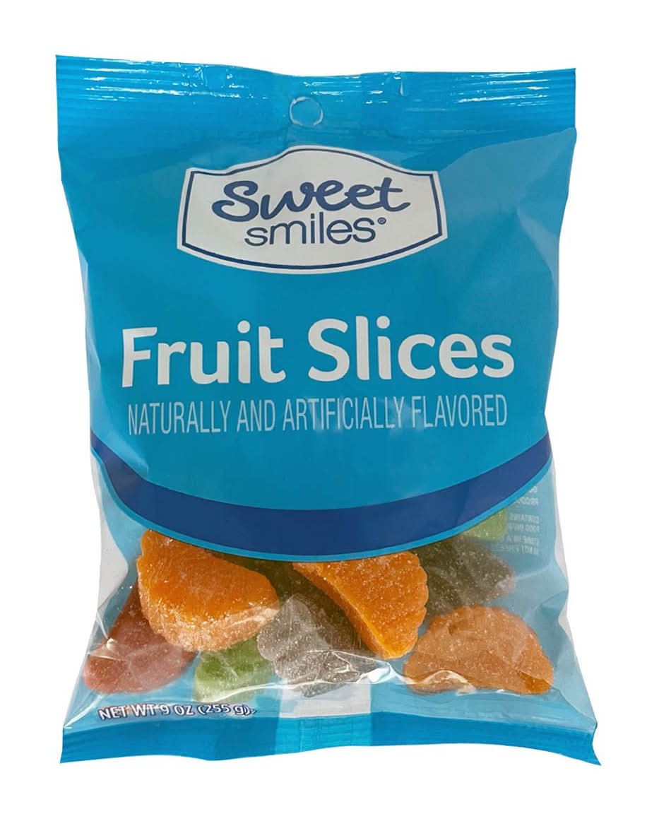 Sweet Smiles Fruit Slices Candy 9 Oz