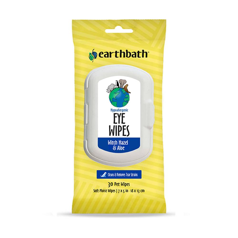 Earthbath Hypoallergenic Pet Eye Wipes ( /hazel-aloe)