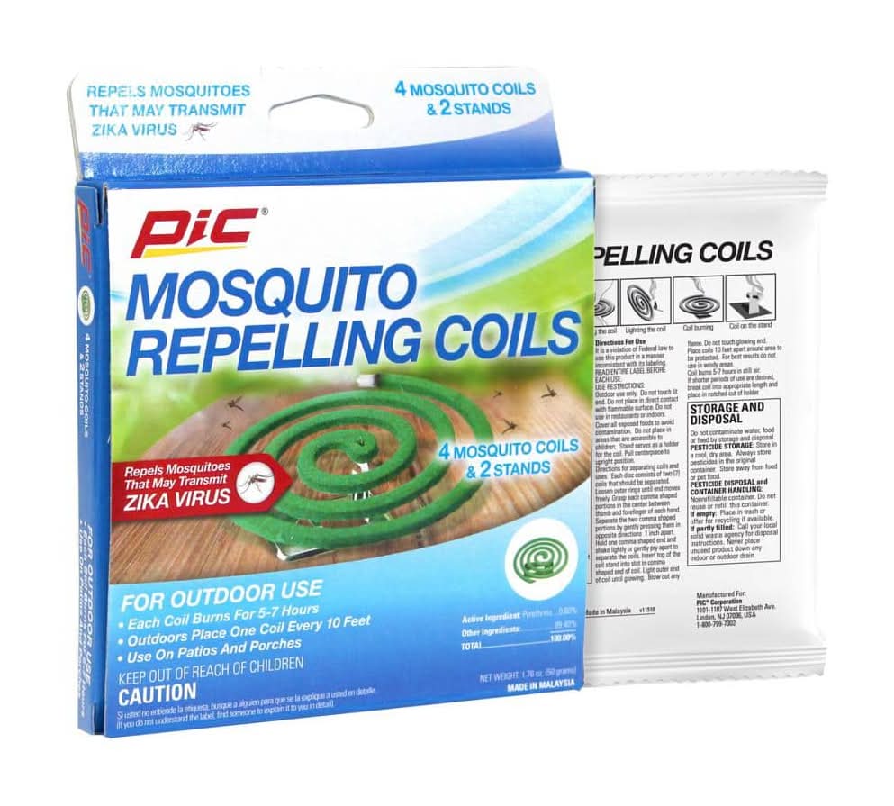 Pic Mosquito Repellent Coils (4-Pack)