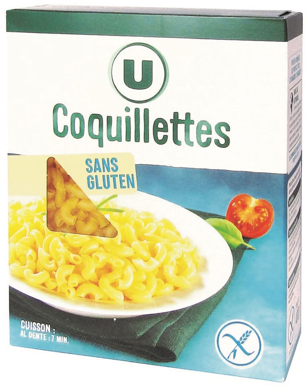 Les Produits U - Pâtes coqillettes sans gluten (400g)