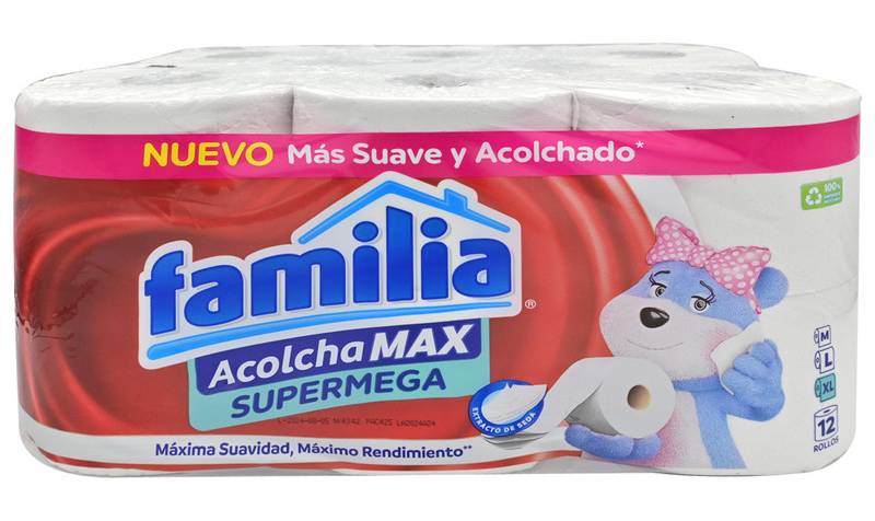 Familia PAPEL HIGIEN ACOLCHAMAX SUPER*12
