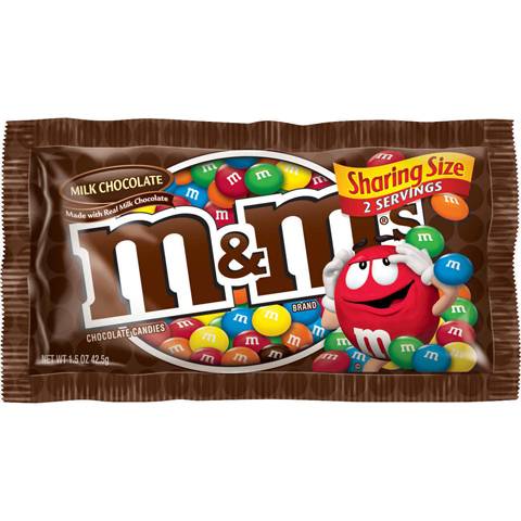 M&M Plain Sharing Size 3.14oz