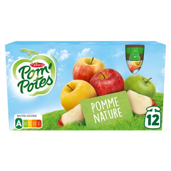 Materne - Pom'potes compotes (pomme nature)