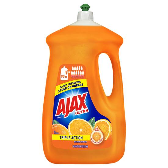 Ajax Triple Action Ultra Orange Dish Liquid/Hand Soap