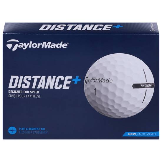 Taylor Made Distance+ Golf Balls (white)