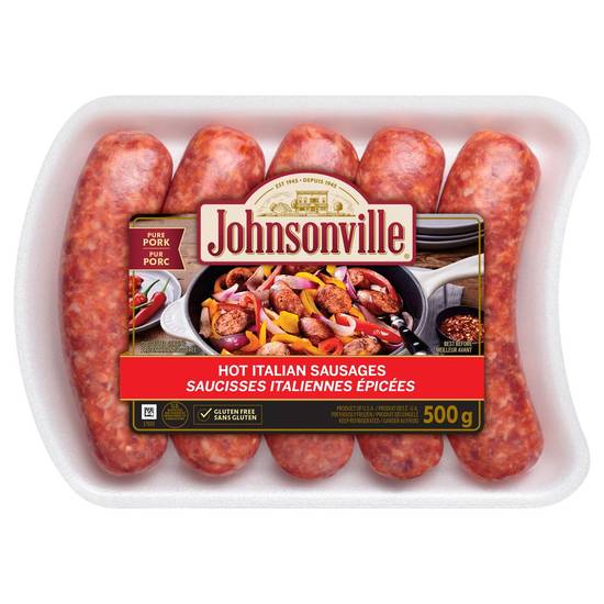 Johnsonville Hot Italian Sausages (500 g)