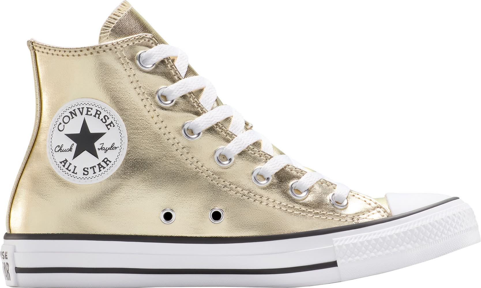 Converse Chuck Taylor All Star High Top Metallic Canvas Shoes 