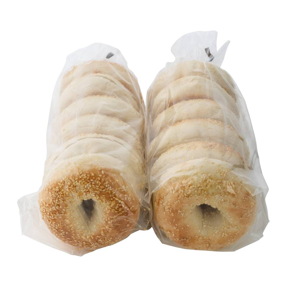 Sesame Bagels 2 × 6 Count