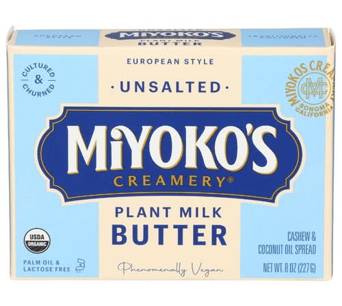 Miyoko's Organic Unsalted Cultured Vegan Butter