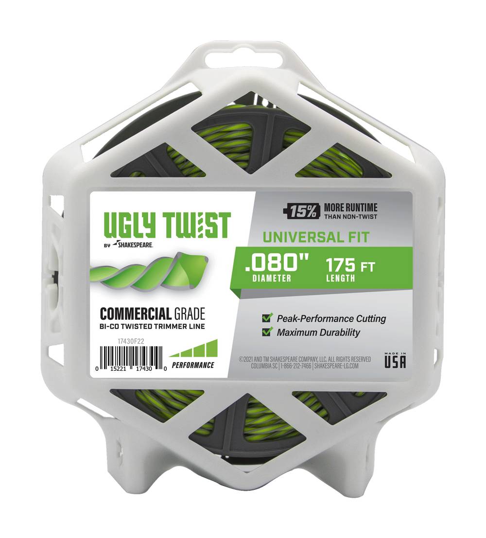 Shakespeare Ugly Twist 0.080-in x 175-ft Bulk reel Trimmer Line | 17430