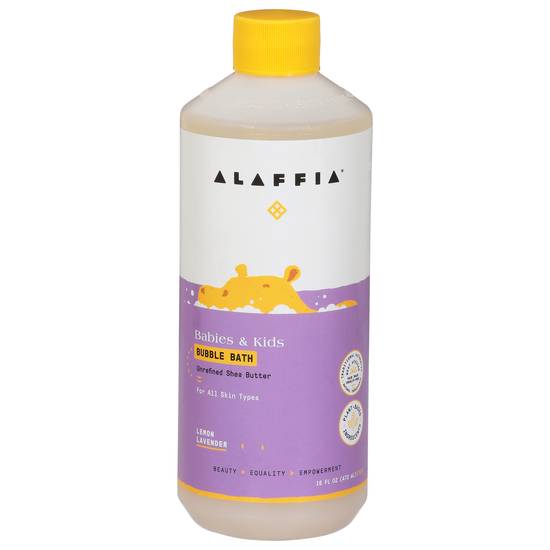 Alaffia Lemon Lavender Bubble Bath