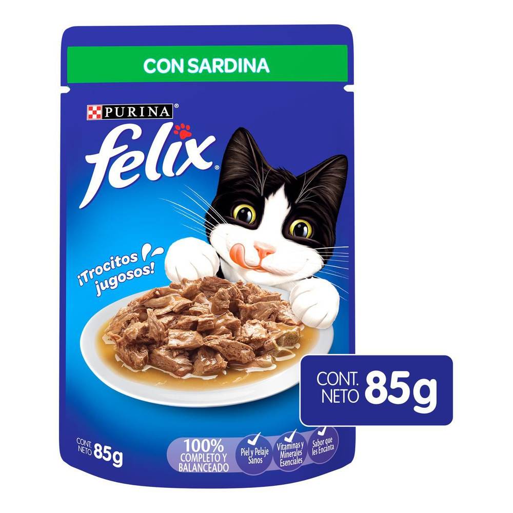 Felix · Alimento húmedo para gato, sardina (85 g)