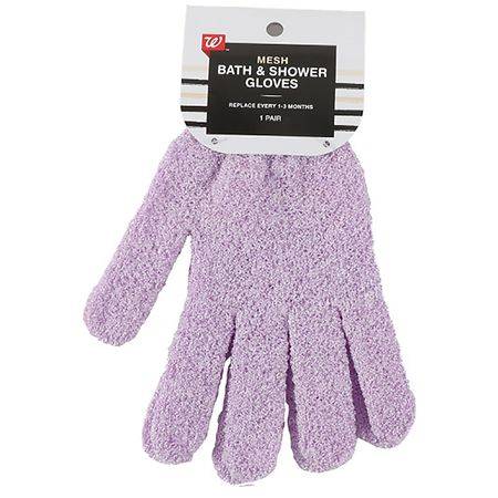 Walgreens Beauty Exfoliating Mesh Bath Gloves - 1.0 pr