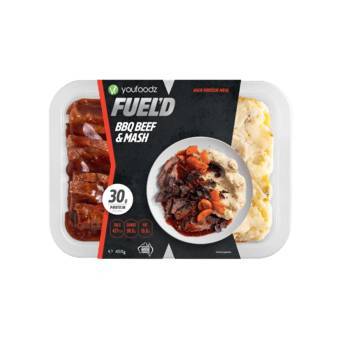 Youfoodz Fuel'd BBQ Beef & Mash 450g