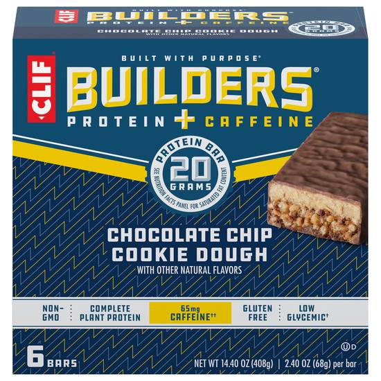 Builder's Chocolate Chip Cookie Dough Protein Bar (6 ct)