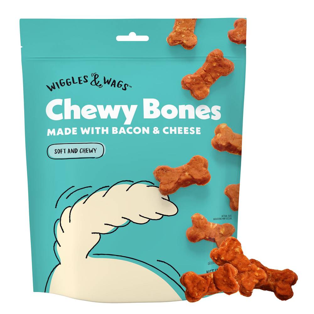 Wiggles & Wags Soft & Chewy Bones For Dogs (6 oz)