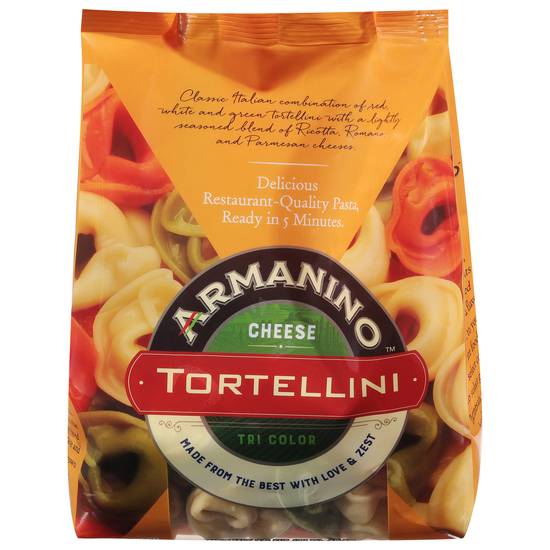 Armanino Tri Color Cheese Tortellini (16 oz)