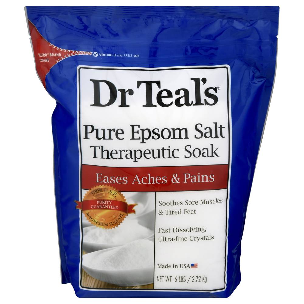 Dr Teal's Therapeutic Soak Pure Epsom Salt Soaking Solution