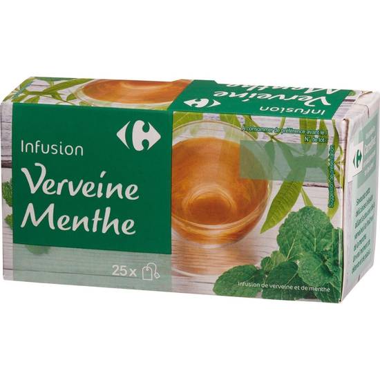 Infusion menthe poivrée CARREFOUR SELECTION : les 20 sachets d'1