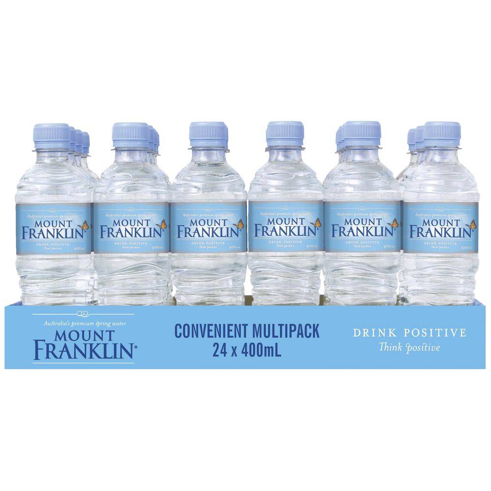 Mount Franklin 24 pack 400ml Water
