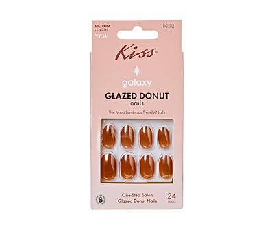 Galaxy Glazed Donut 24-Piece Medium Press-On Nails Set